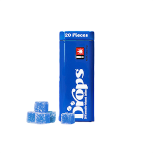 DROPS - Blueberry "Drops" Jellies | 20pc 270mg 1:10:2.5 (THC:CBD:CBN) (Live Hash Rosin)