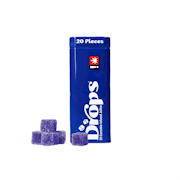Black Currant "Drops" Jellies | 20pc 300mg 1:1:1 (THC:CBD:CBN) (Live Hash Rosin)