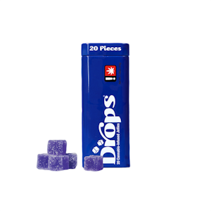 DROPS - Black Currant "Drops" Jellies | 20pc 300mg 1:1:1 (THC:CBD:CBN) (Live Hash Rosin)