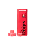 Cherry "Drops" Jellies | 20pc 100mg (THC) (Live Hash Rosin)