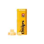Lemon "Drops" Jellies | 20pc 100mg (THC) (Live Hash Rosin)