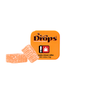 Orange "Drops" Jellies | 2pc 100mg (THC) (Live Hash Rosin)