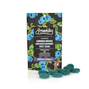Smokiez | Blue Raspberry | 100mg Indica 10pk Gummies