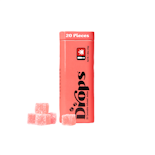 Watermelon "Drops" Jellies | 20pc 100mg (THC) (Live Hash Rosin)