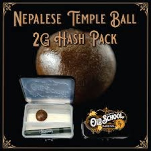 OLD SCHOOL HASH CO. - Old School Hash Co - Hindu Kush Temple Ball 2g
