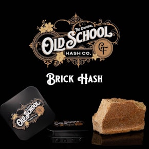 Old School Hash - Gush Mintz Brick Hash - 1g