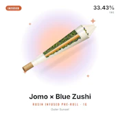 ROSIN INFUSED PREROLL - Jomo x Blue Zushi - 1G