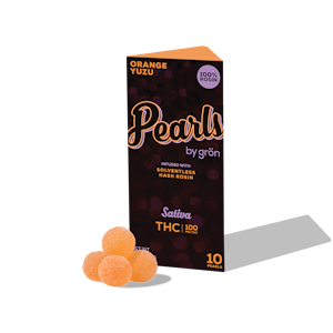 Grön Edibles - Gron | Edibles | Live Rosin PEARLS - Orange Yuzu | 100mg, 10