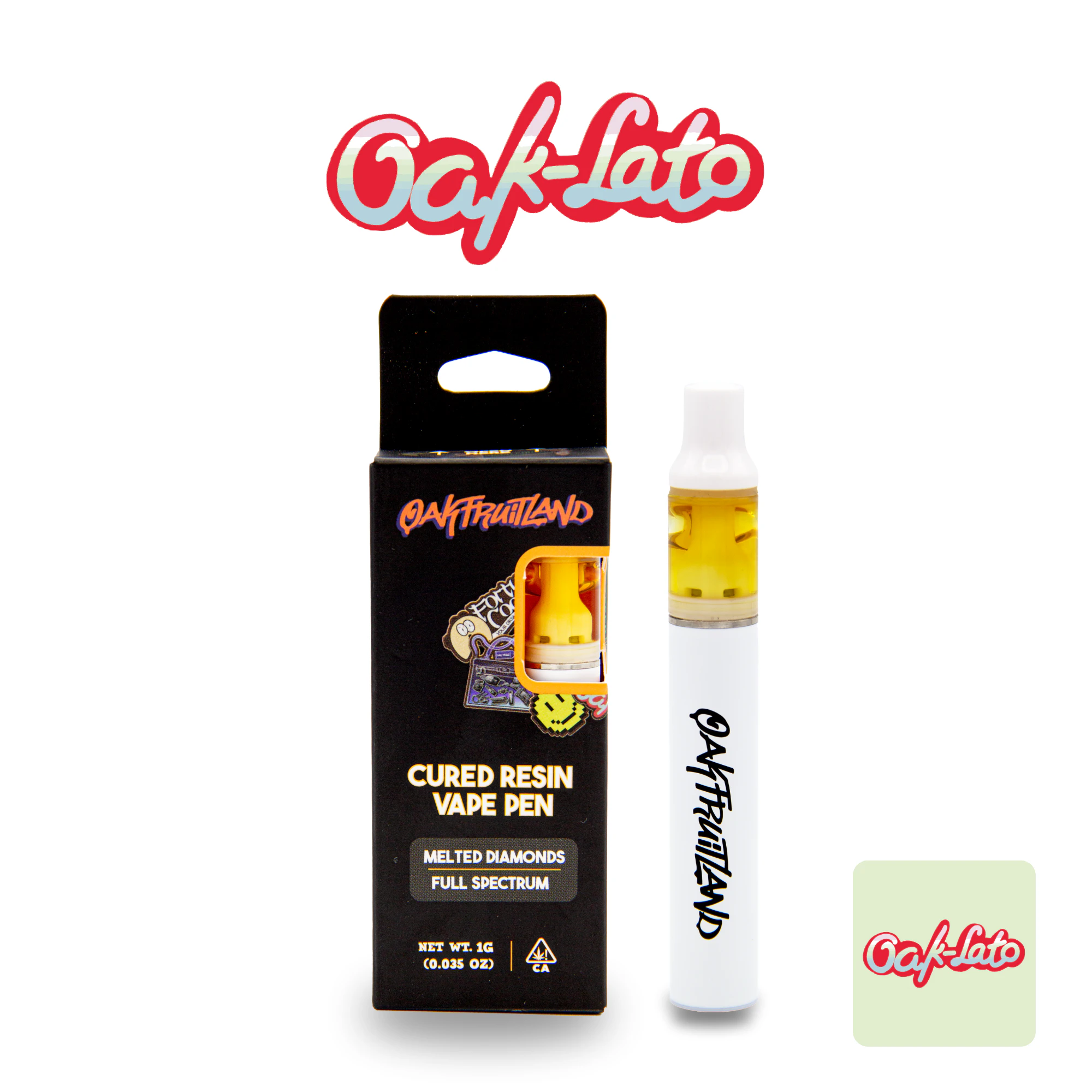 Oakfruitland (OFL) - OAKFRUITLAND: Oak-lato 1g Cured Resin AIO (H) Main Image