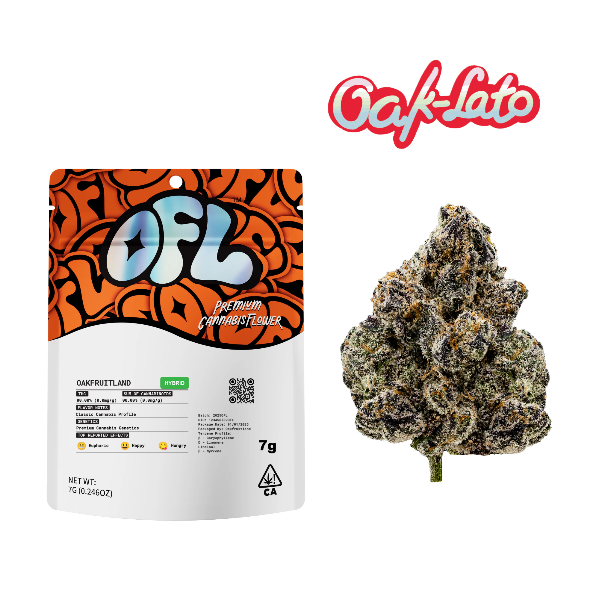 Oakfruitland (OFL) - OAKFRUITLAND: Oak-Lato 7g - Indoor Flower (H) Main Image