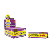 RAW | Organic | Lyrical Lemonade | Grape | Rolling Papers | King Size Wide