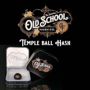OLD SCHOOL HASH CO. - Old School Hash Co. | (1G) Temple Ball | Sherb Cream Pie