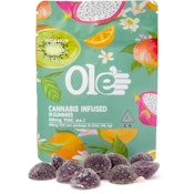 Blueberry Ginger 100mg Distillate 10 Pack Gummies - Ole' 4 Fingers