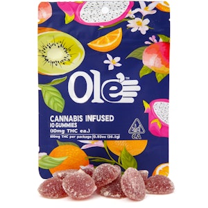 OLE'4 FINGERS - Cherry Cola 100mg 10 Pack Gummies - Ole' 4 Fingers