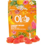 Watermelon Lime Tajin 100mg Distillate 10 Pack Gummies - Ole' 4 Fingers