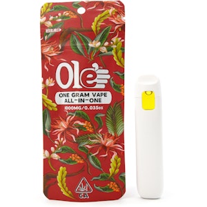 OLE'4 FINGERS - Clementine 1g Distillate AIO Cart - Ole' 4 Fingers