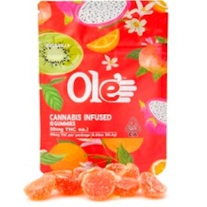 OLE'4 FINGERS - Cherry Cola 100mg Distillate 10 Pack Gummies - Ole' 4 Fingers
