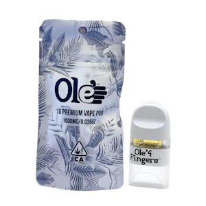 Ole'4 Fingers - Platinum OG 1g Distillate Pod - Ole' 4 Fingers