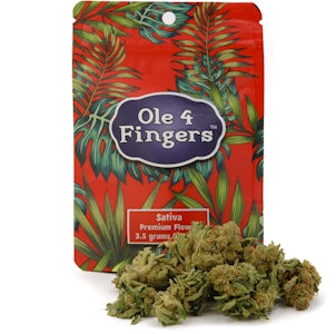 OLE'4 FINGERS - Pancake 3.5g Smalls Bag - Ole' 4 Fingers