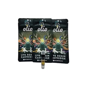 Olio | Cartridge | Live Rosin - Strawberry Candy | .5g