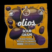 Sour Grape | Live Rosin Gummies | 100mg/10 Pieces