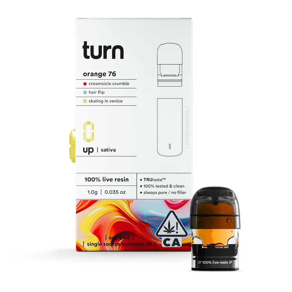 Turn Orange 76 Live Resin POD 1.0g