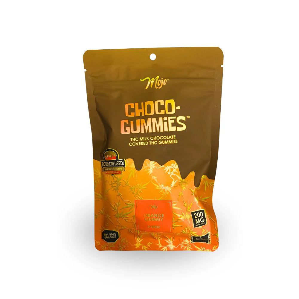 Mojo - Milk Chocolate Orange 200mg Choco Gummies (10x20mg) - MOJO Main Image