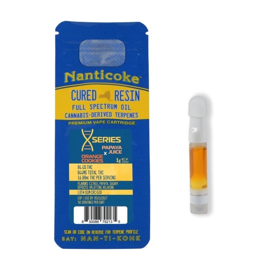 Nanticoke - X-Series: Orange Cookies x Papaya Juice | Cartridge | 1g | Nanticoke Main Image