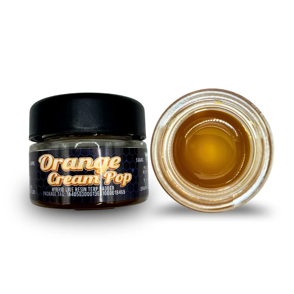 Cannabee Extracts - Orange Cream Pop 5g Live Resin Terp Badder Baller Jar - CANNABEE EXTRACTS Main Image