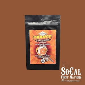 SoCal First Nations - Rezzy Treat 10mg Lollipop- Orange Creamsicle