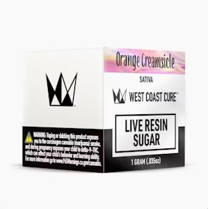 West Coast Cure - WEST COAST CURE: Orange Creamsicle 1g Live Resin Sugar (S)