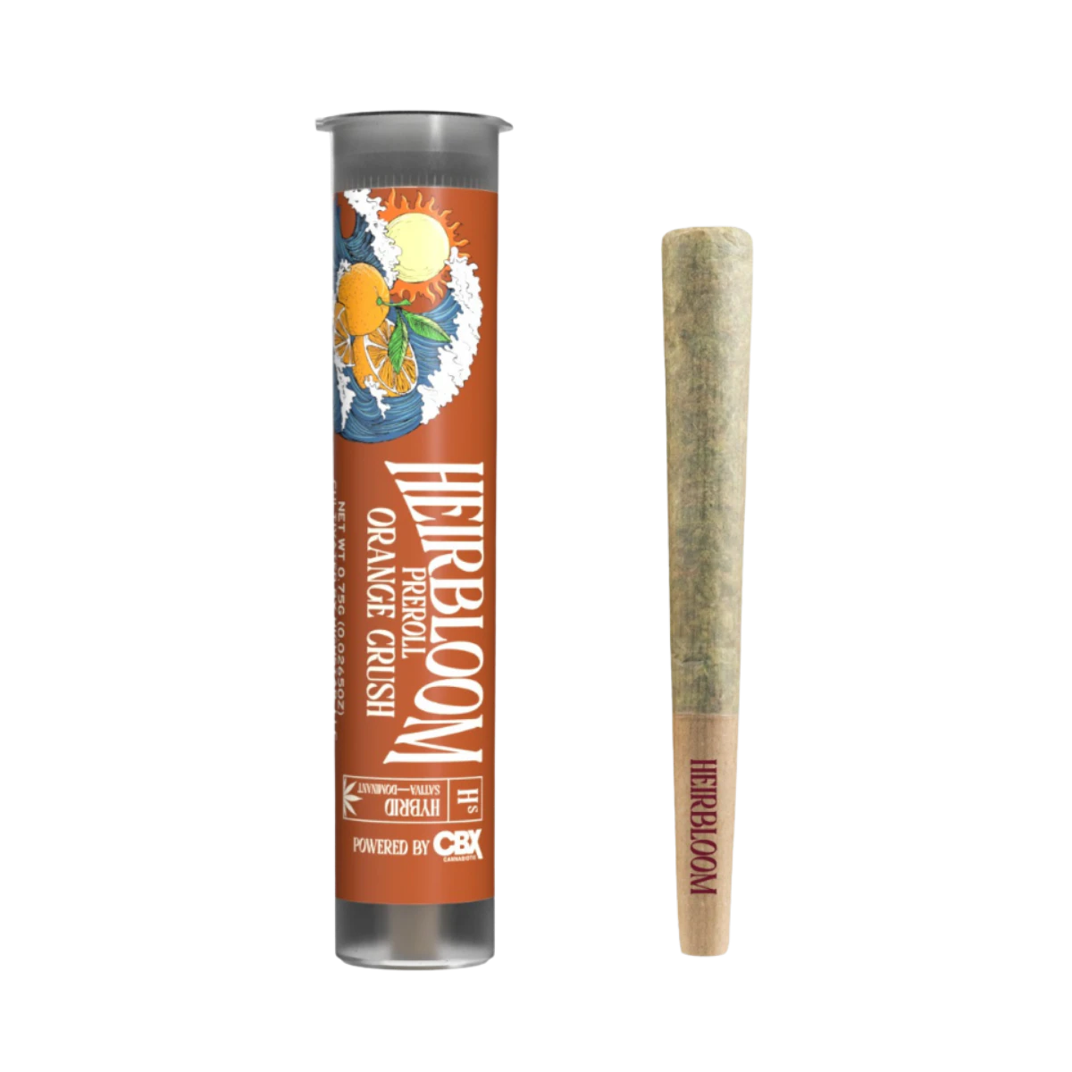 Heirbloom by CBX - Orange Crush (S) | .75g Preroll | Heirbloom by CBX Main Image
