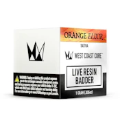 West Coast Cure Orange Elixir Live Resin Badder 1.0g