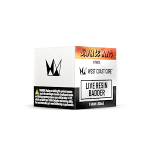 West Coast Cure - Orange MAC (S) | 1g Live Resin Badder | West Coast Cure