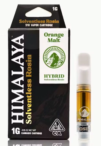 HIMALAYA - Himalaya 1g Orange Malt Live Rosin Cartridge Main Image