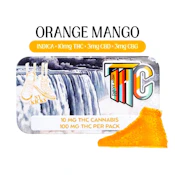 Orange Mango | Gummies | 100mg/ 10 Pieces | NY Kicks