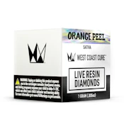West Coast Cure Orange Peel Live Resin Diamonds 1.0g