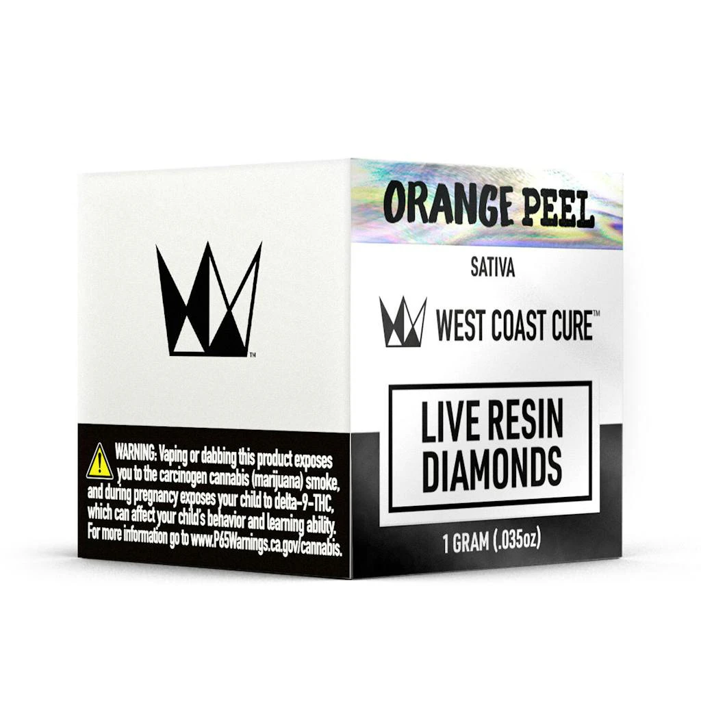 West Coast Cure - West Coast Cure Orange Peel Live Resin Diamonds 1.0g Main Image