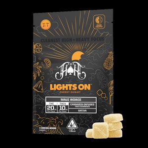 HEAVY HITTERS - Lights On (Energy) Gummies 2:1 (THC:THCV) - 20mg - Heavy Hitters (S)