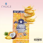 Choice Gummies Pineapple Mango Coconut 200mg (Sativa)