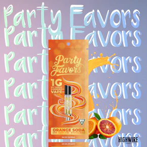 Party Favors Cart Orange Soda 1g