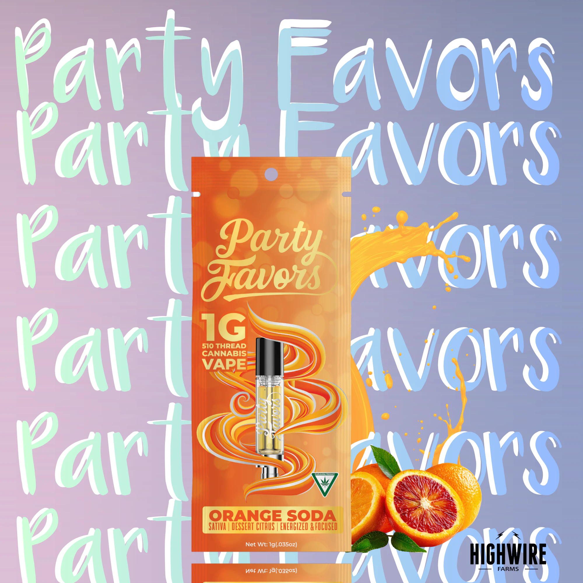 Party Favors - Party Favors Cart Orange Soda 1g Main Image