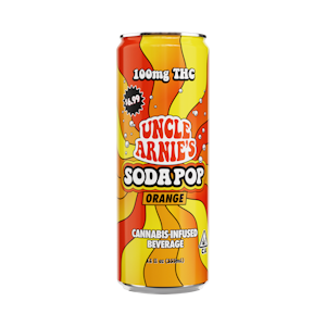 UNCLE ARNIE'S - Orange 100mg 12oz Soda - Uncle Arnie's