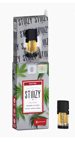 STIIIZY - Stiiizy-POD-Orange Sunset-Natural Terpenes-Sateva-1000mg-1g Main Image