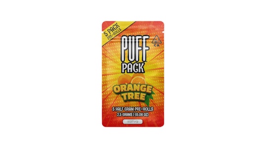 PUFF - Puff | Orange Tree (S) 28% THC |5pack 2.5G Preroll