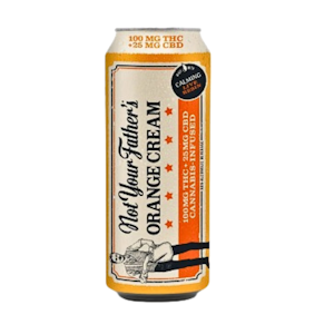 NOT YOUR FATHER'S - Orange Cream (Calming) | 16oz 100mg THC:20mg CBD Live Resin Beverage | Not Your Father's