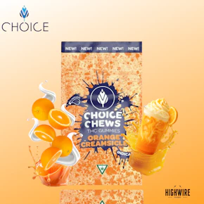 Choice Gummies Orange Creamsicle 200mg (Indica)