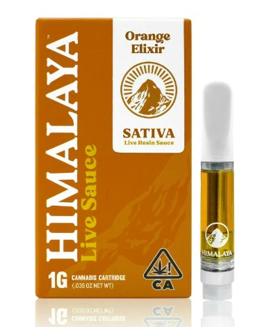HIMALAYA - Himalaya 1g Orange Elixer Live Sauce Cartridge Main Image