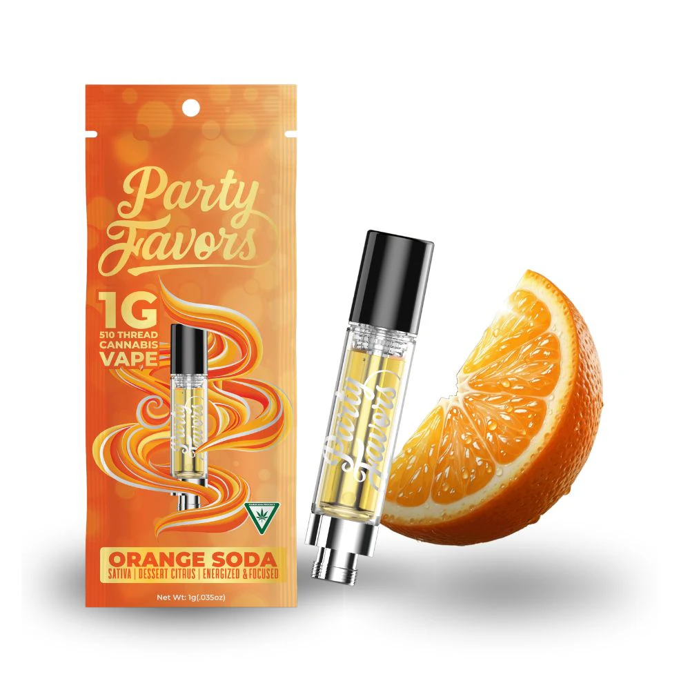 Party Favors - Orange Soda 1g Cartridge - PARTY FAVORS Main Image