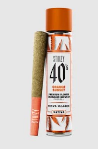 STIIIZY - Stiiizy 40s 1g Orange Sunset Infused Preroll